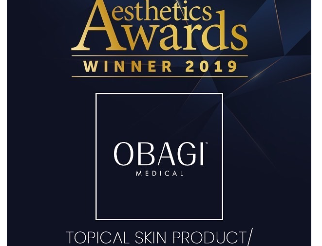 Obagi Medical winnaar van Best Topical Skin Product Range 2019!